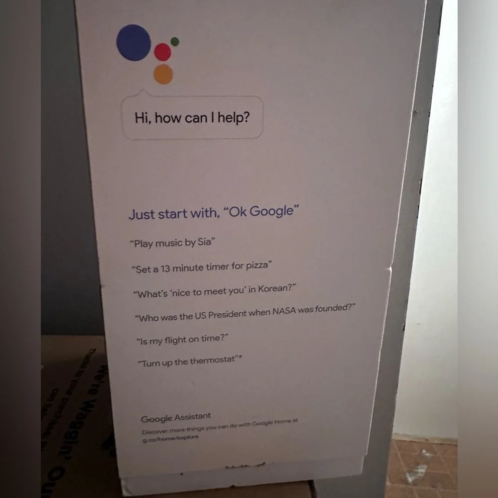 Google Home brand new in the box